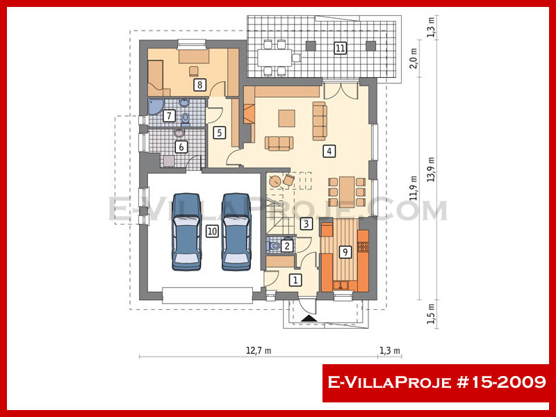 Ev Villa Proje #15 - 2009 Detay 2