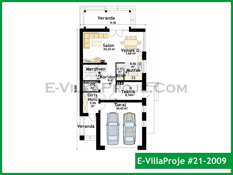 Ev Villa Proje #21 - 2009 Detay 2