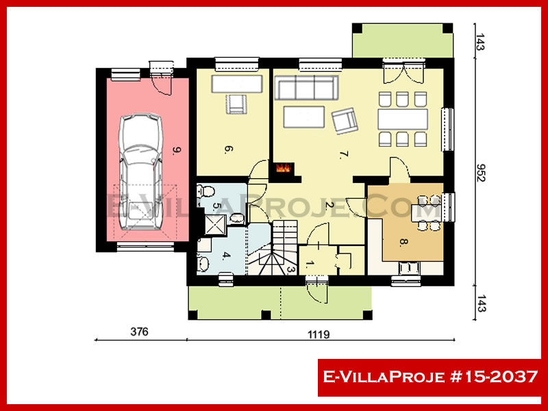 Ev Villa Proje #15 - 2037 Detay 2