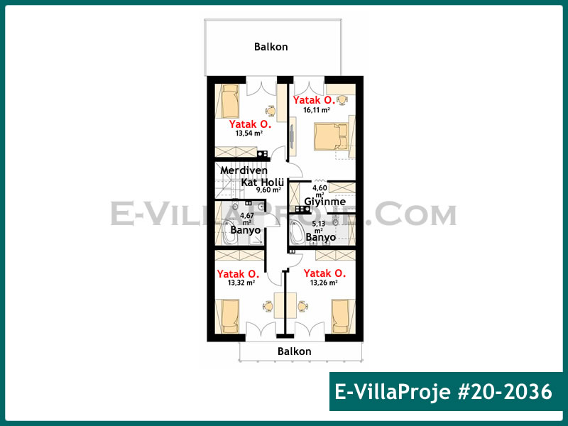 Ev Villa Proje #20 - 2036 Detay 3