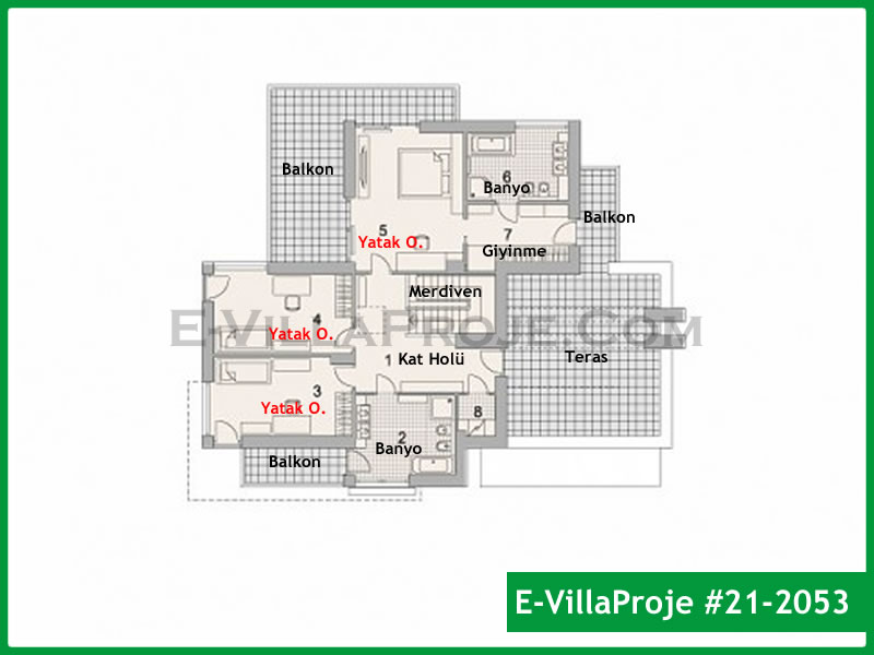 Ev Villa Proje #21 - 2053 Detay 3