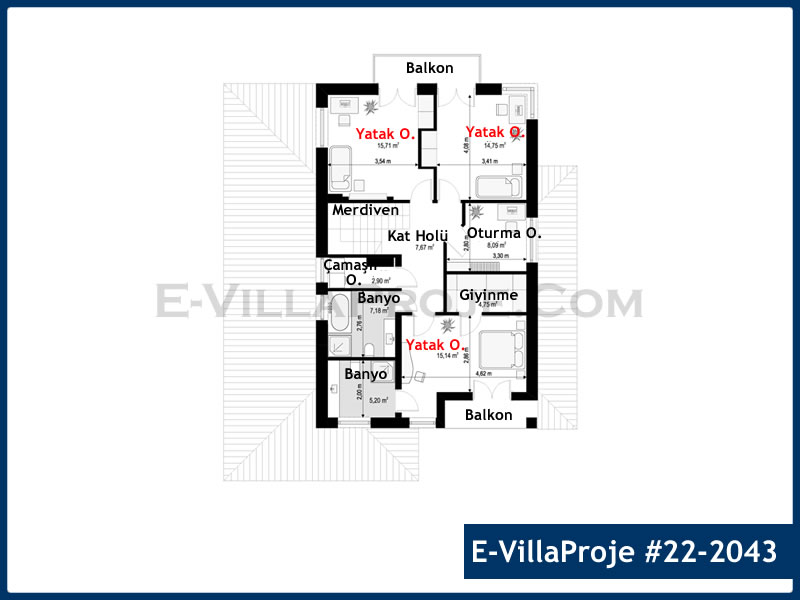 Ev Villa Proje #22 - 2043 Detay 3