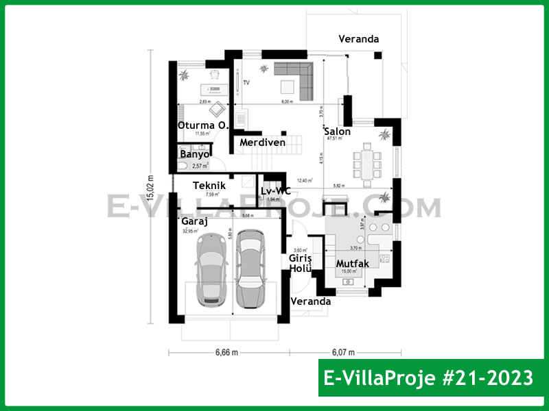 Ev Villa Proje #21 - 2023 Detay 2