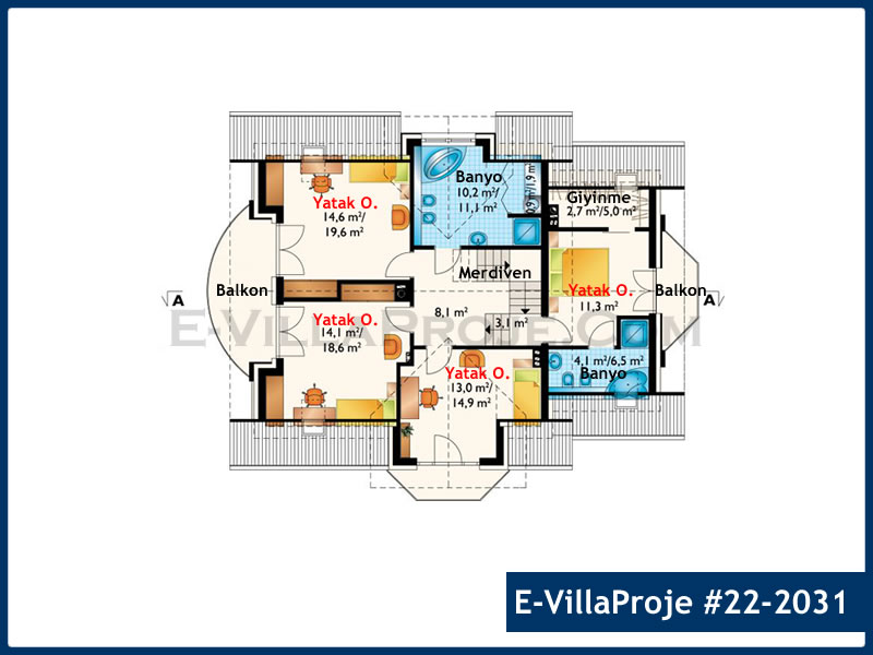Ev Villa Proje #22 - 2031 Detay 3