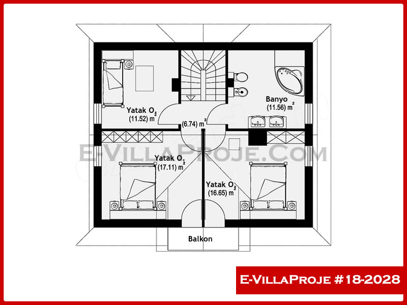 Ev Villa Proje #18 - 2028 Detay 3