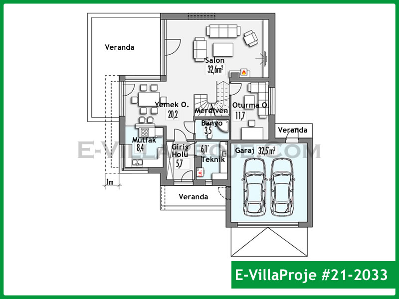 Ev Villa Proje #21 - 2033 Detay 2