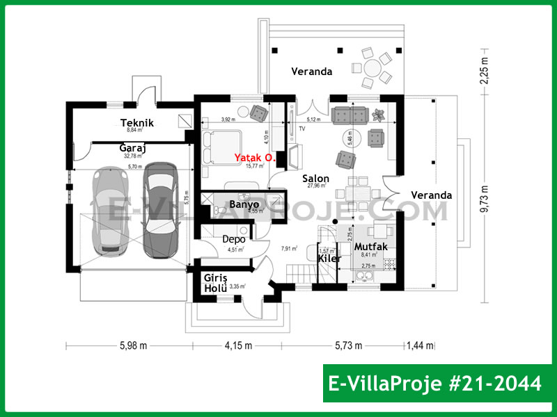 Ev Villa Proje #21 - 2044 Detay 2
