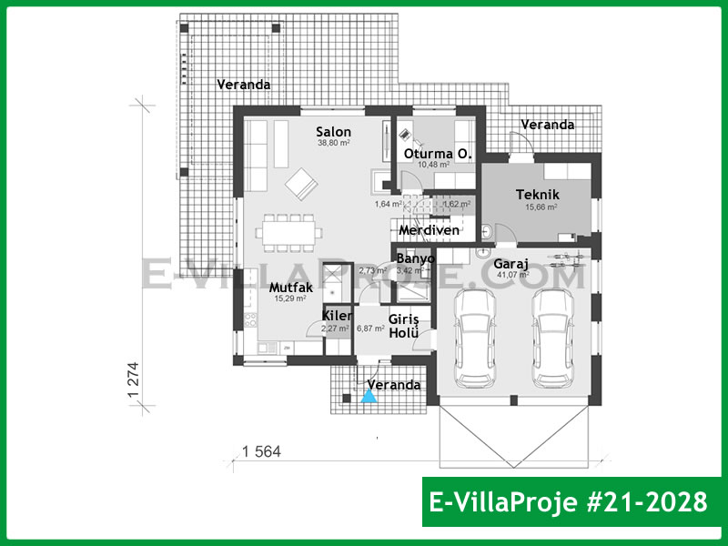 Ev Villa Proje #21 - 2028 Detay 2