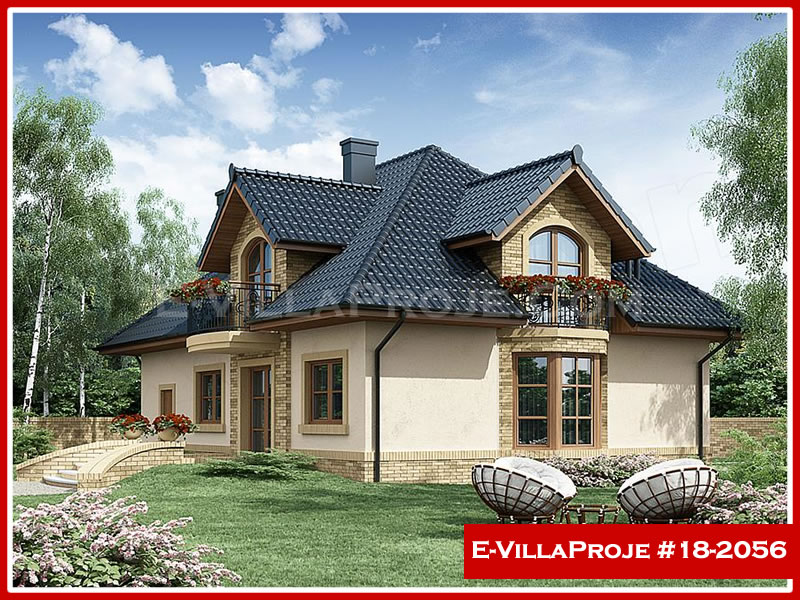 Günyüzü, Eskişehir Ev Villa Proje #18 - 2056 Anahtar Teslim Çelik Villa