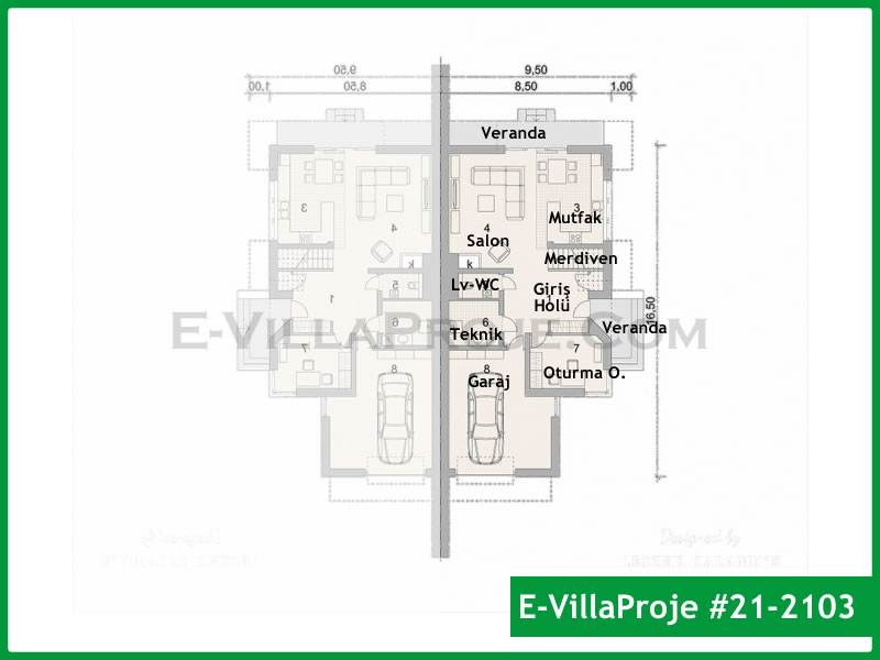 Ev Villa Proje #21 - 2103 Detay 2