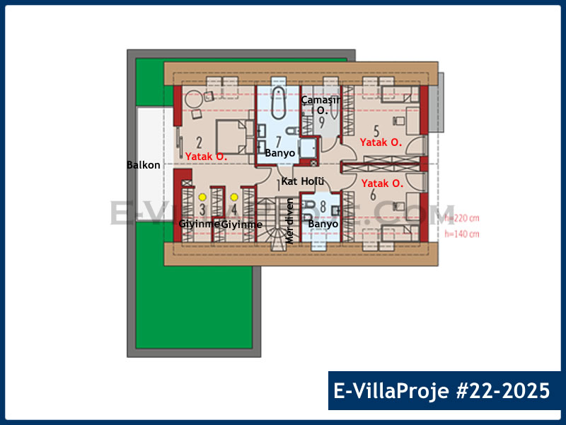 Ev Villa Proje #22 - 2025 Detay 3