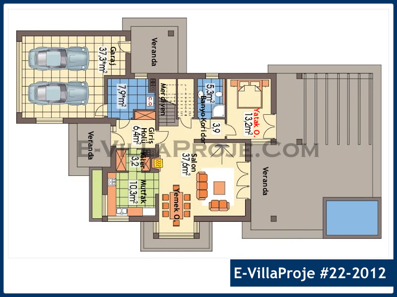 Ev Villa Proje #22 - 2012 Detay 2