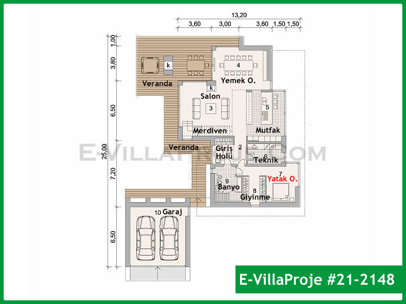 Ev Villa Proje #21 - 2148 Detay 2