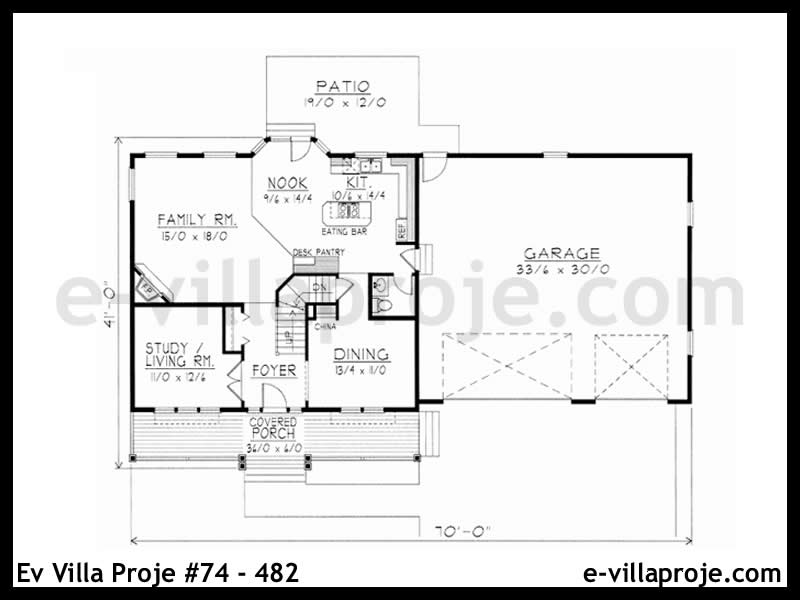 Ev Villa Proje #74 - 482 Detay 2