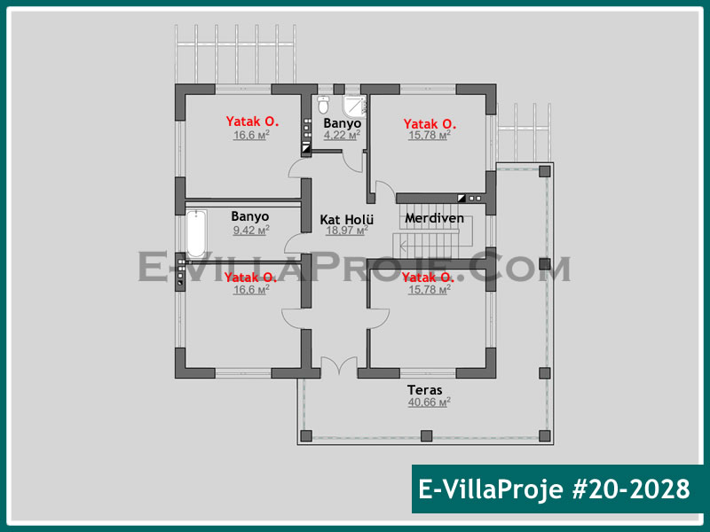 Ev Villa Proje #20 - 2028 Detay 3
