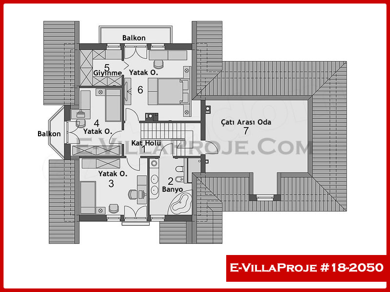 Ev Villa Proje #18 - 2050 Detay 3