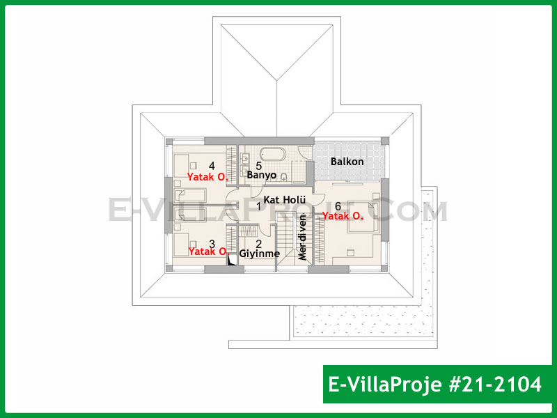 Ev Villa Proje #21 - 2104 Detay 3