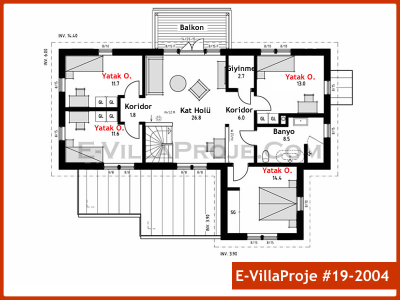 Ev Villa Proje #19 - 2004 Detay 3