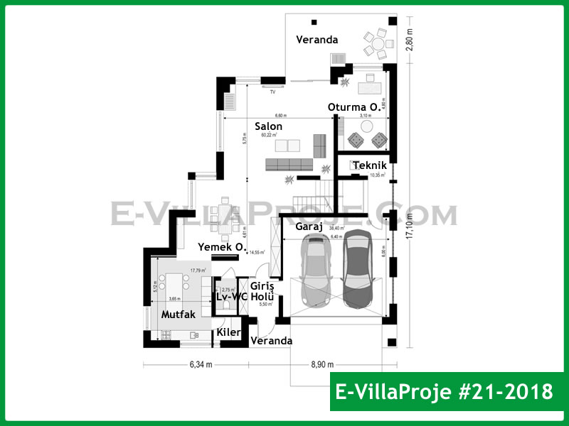 Ev Villa Proje #21 - 2018 Detay 2