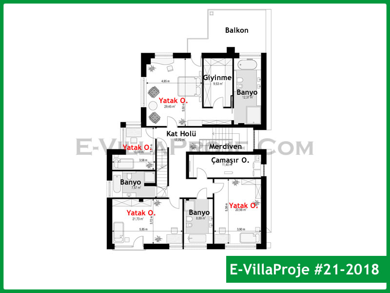 Ev Villa Proje #21 - 2018 Detay 3
