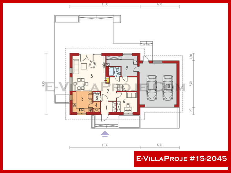 Ev Villa Proje #15 - 2045 Detay 2