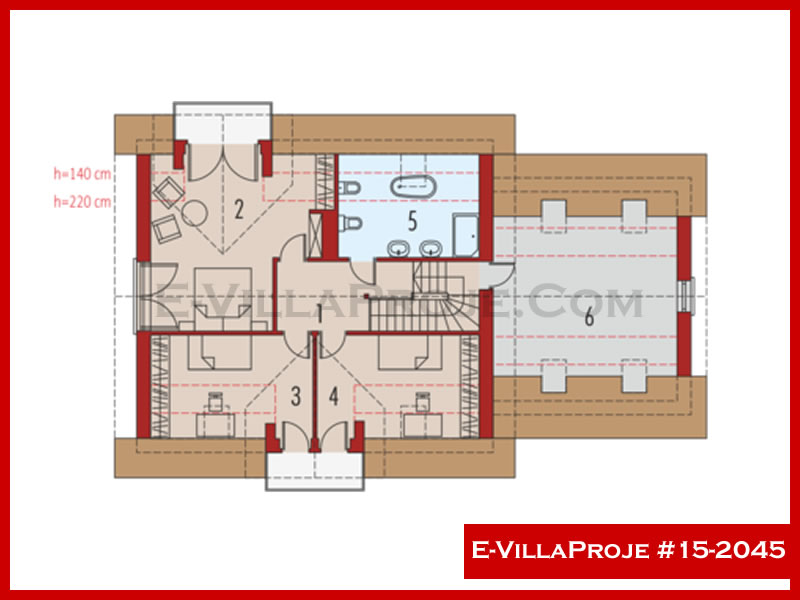 Ev Villa Proje #15 - 2045 Detay 3