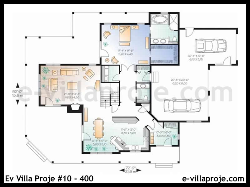 Ev Villa Proje #10 - 400 Detay 2