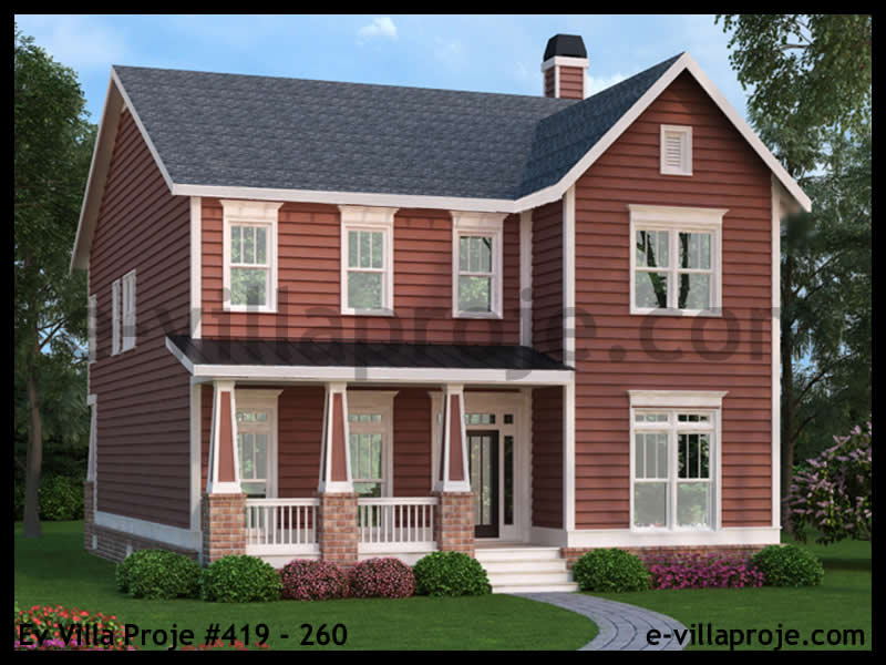 Ev Villa Proje #419 - 260 Çelik Villa