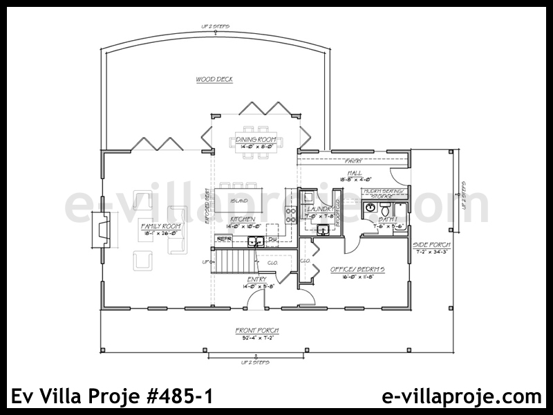 Ev Villa Proje #485 - 1 Detay 2