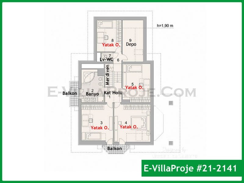 Ev Villa Proje #21 - 2141 Detay 3