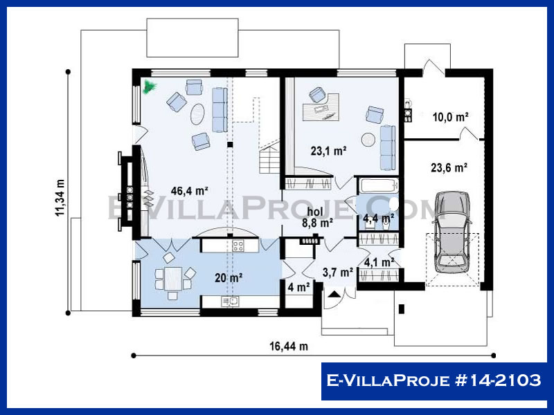Ev Villa Proje #14 - 2103 Detay 2