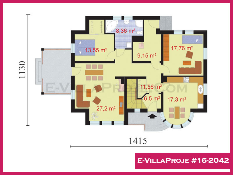 Ev Villa Proje #16 - 2042 Detay 2