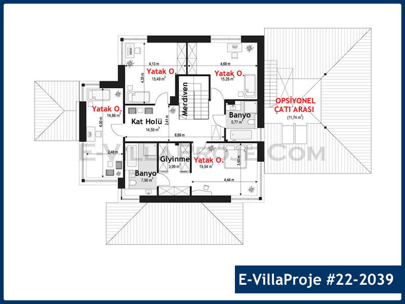 Ev Villa Proje #22 - 2039 Detay 3