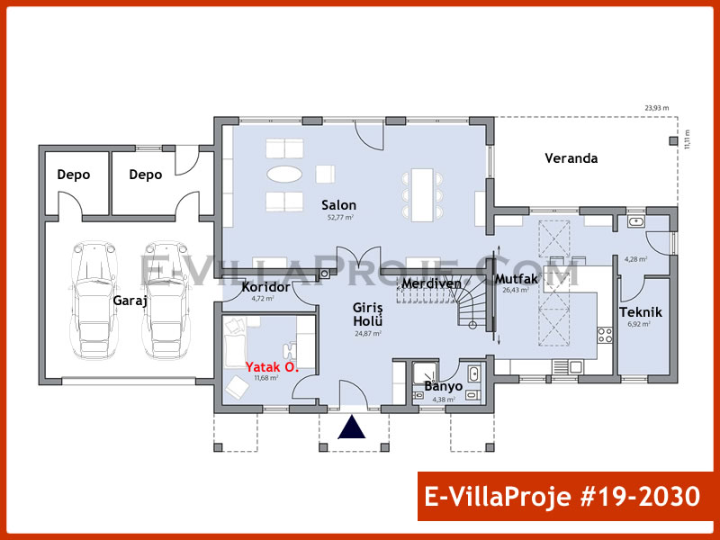 Ev Villa Proje #19 - 2030 Detay 2