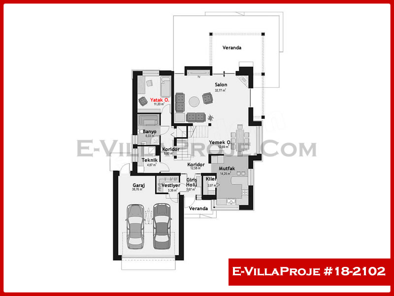 Ev Villa Proje #18 - 2102 Detay 2