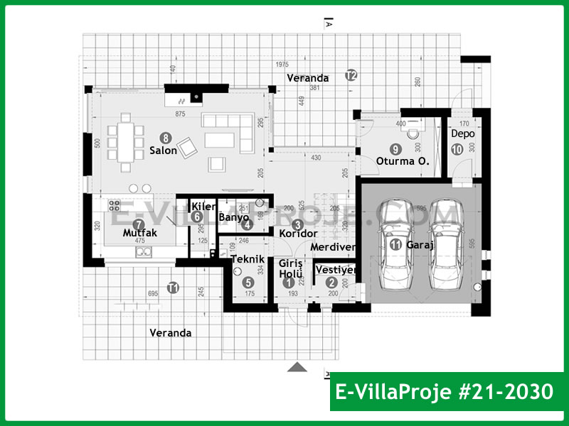 Ev Villa Proje #21 - 2030 Detay 2