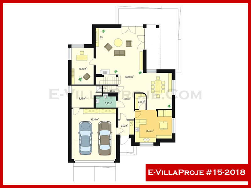 Ev Villa Proje #15 - 2018 Detay 2
