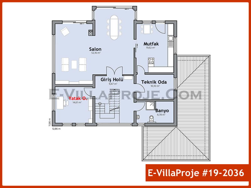 Ev Villa Proje #19 - 2036 Detay 2
