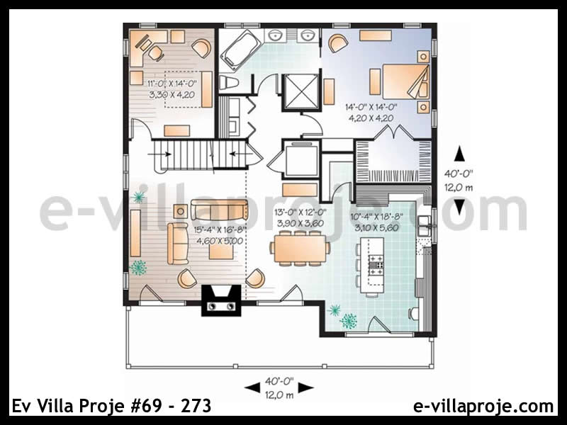Ev Villa Proje #69 - 273 Detay 2