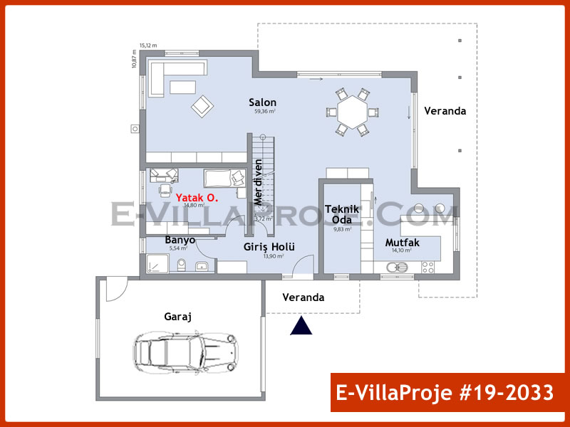 Ev Villa Proje #19 - 2033 Detay 2