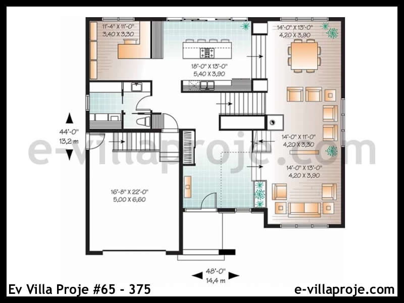 Ev Villa Proje #65 - 375 Detay 2