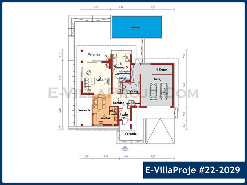 Ev Villa Proje #22 - 2029 Detay 2