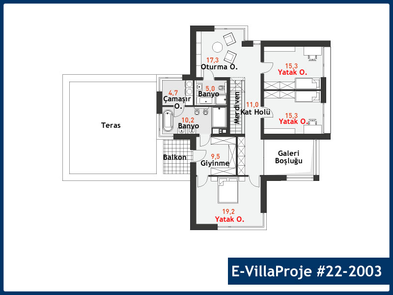 Ev Villa Proje #22 - 2003 Detay 3