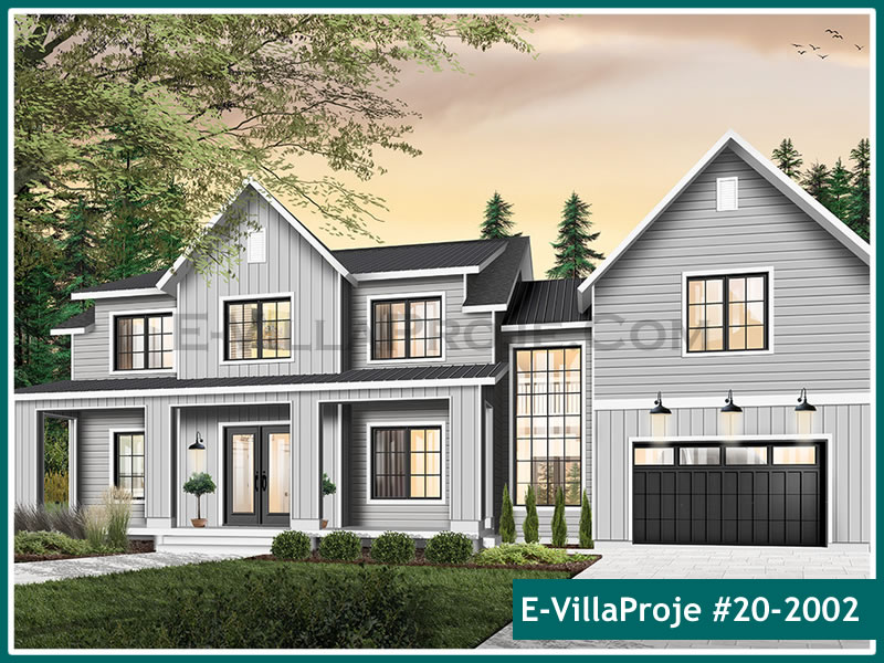 İncesu, Kayseri Ev Villa Proje #20 - 2002 Anahtar Teslim Çelik Villa