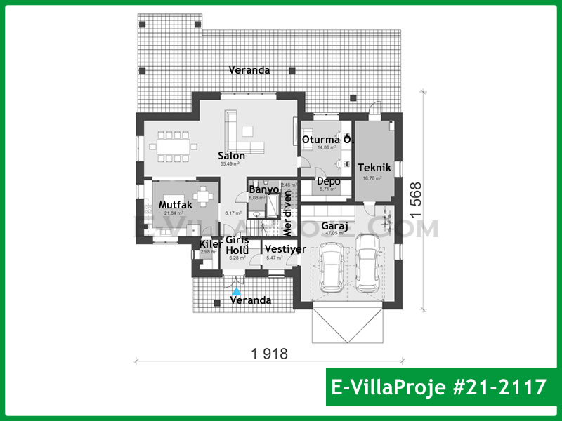 Ev Villa Proje #21 - 2117 Detay 2