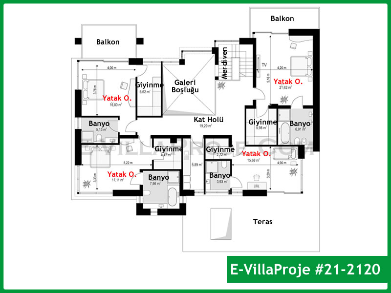 Ev Villa Proje #21 - 2120 Detay 3
