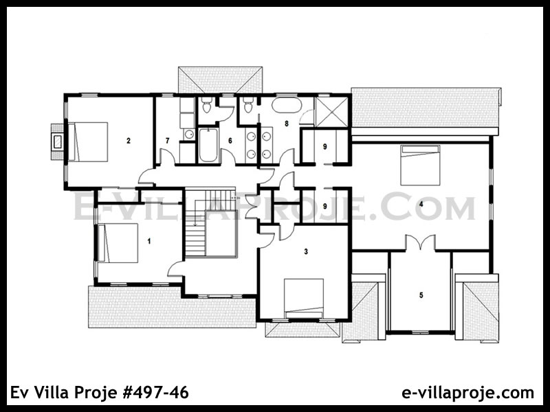 Ev Villa Proje #497 - 46 Detay 3