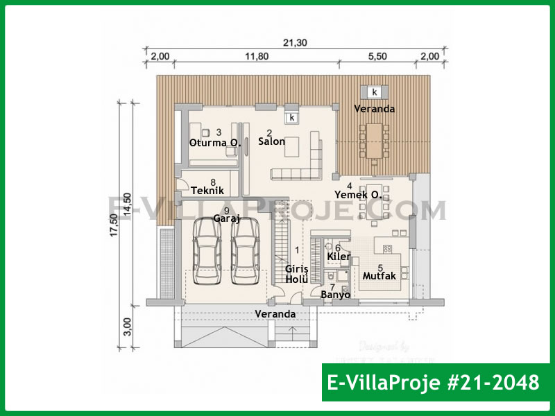 Ev Villa Proje #21 - 2048 Detay 2