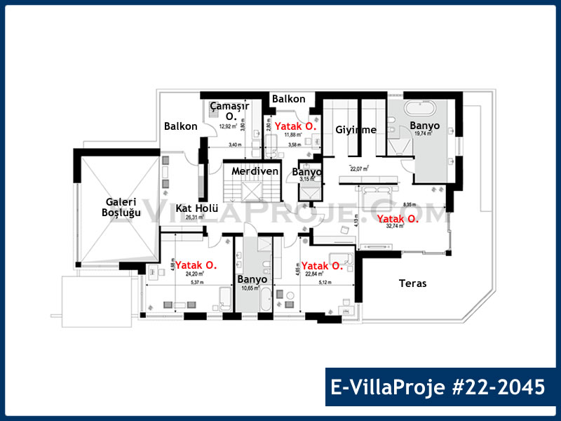 Ev Villa Proje #22 - 2045 Detay 3