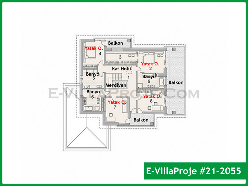 Ev Villa Proje #21 - 2055 Detay 3